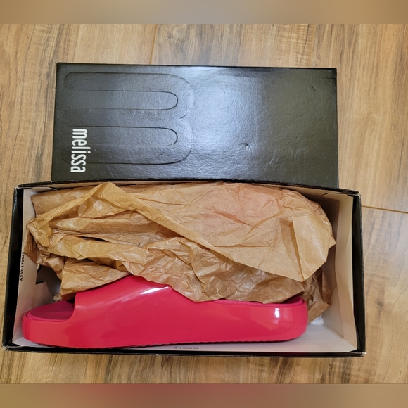 Melissa cloud slide sandals, size US 8, pink - Picture 7 of 7